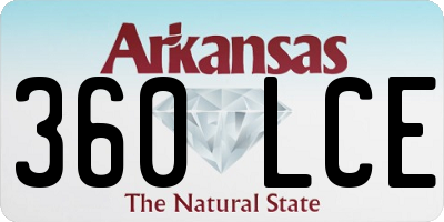 AR license plate 360LCE