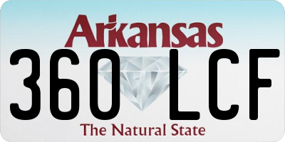 AR license plate 360LCF