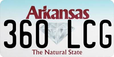 AR license plate 360LCG