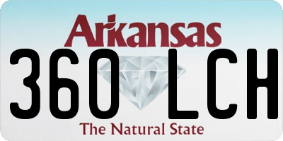 AR license plate 360LCH