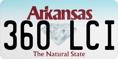 AR license plate 360LCI