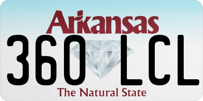 AR license plate 360LCL