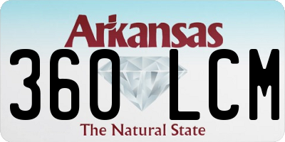 AR license plate 360LCM