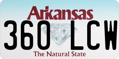 AR license plate 360LCW