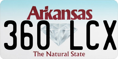 AR license plate 360LCX