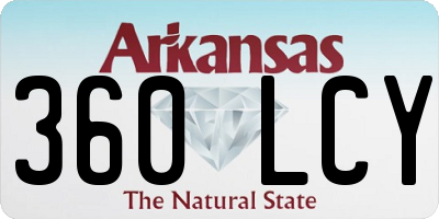 AR license plate 360LCY