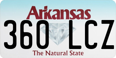 AR license plate 360LCZ