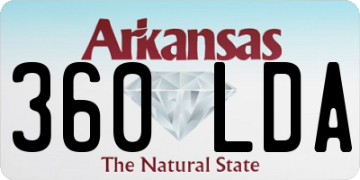 AR license plate 360LDA