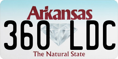 AR license plate 360LDC