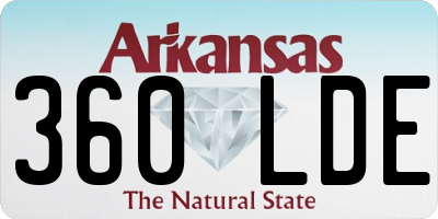 AR license plate 360LDE