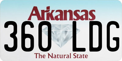 AR license plate 360LDG