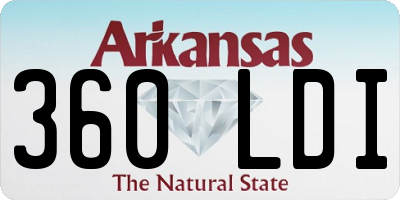 AR license plate 360LDI