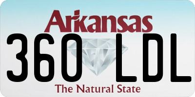 AR license plate 360LDL