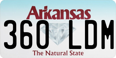 AR license plate 360LDM