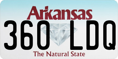 AR license plate 360LDQ