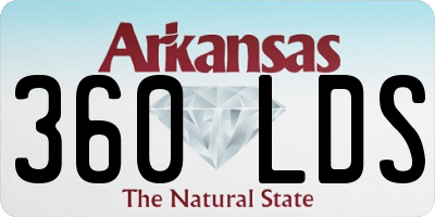 AR license plate 360LDS