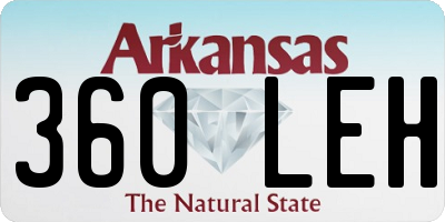 AR license plate 360LEH