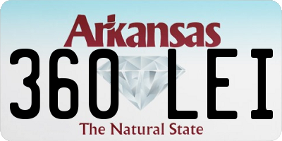 AR license plate 360LEI