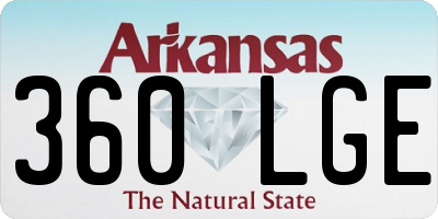 AR license plate 360LGE