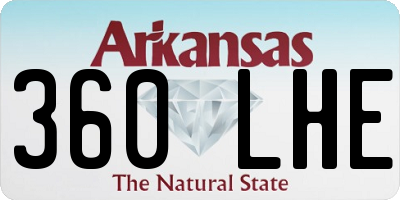 AR license plate 360LHE