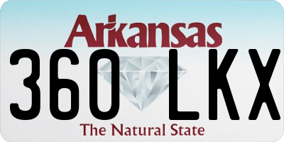 AR license plate 360LKX