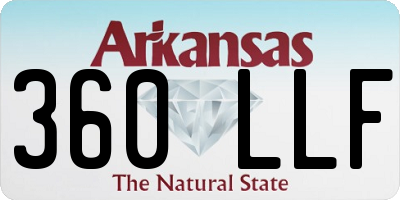AR license plate 360LLF