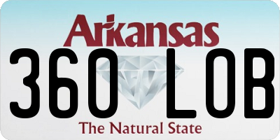 AR license plate 360LOB