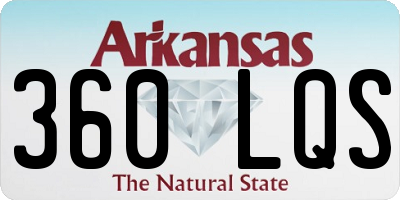 AR license plate 360LQS