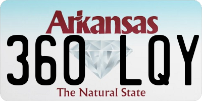 AR license plate 360LQY