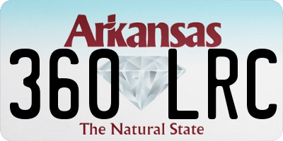 AR license plate 360LRC