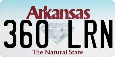 AR license plate 360LRN