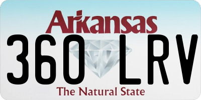 AR license plate 360LRV
