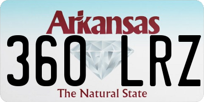 AR license plate 360LRZ