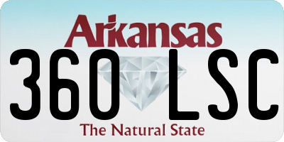 AR license plate 360LSC