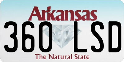 AR license plate 360LSD
