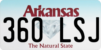 AR license plate 360LSJ