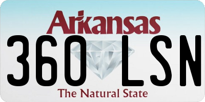 AR license plate 360LSN