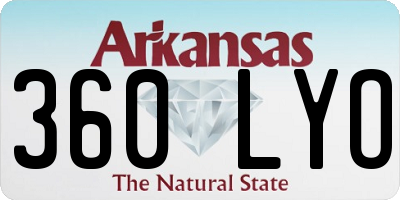 AR license plate 360LYO