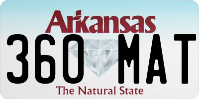 AR license plate 360MAT