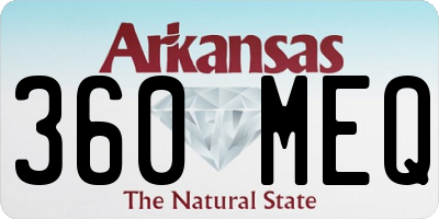 AR license plate 360MEQ