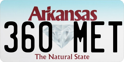 AR license plate 360MET