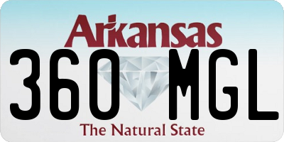 AR license plate 360MGL