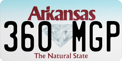 AR license plate 360MGP