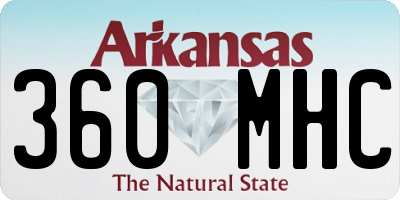 AR license plate 360MHC