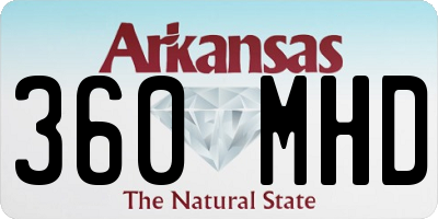 AR license plate 360MHD