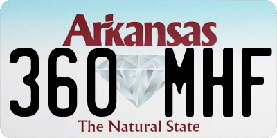 AR license plate 360MHF