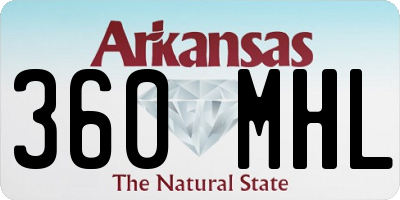 AR license plate 360MHL
