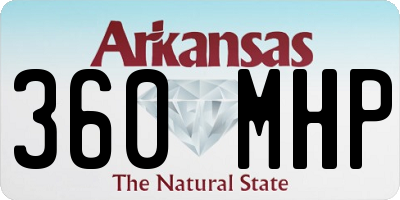 AR license plate 360MHP