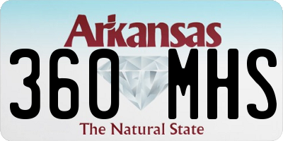 AR license plate 360MHS