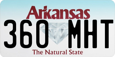 AR license plate 360MHT